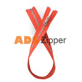 Metal No.5 Open End - Listing 1/2 Red (Hot 148) / 9.8 Inch 25 Cm (Open End) Zip