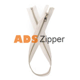 Metal No.5 Open End - Listing 1/2 White 101 / 9.8 Inch 25 Cm (Open End) Zip