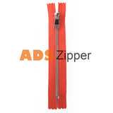 No.5 Metal Zip Nickel-Free Closed End Red (Hot - 148) / 6.3 Inch 16 Cm (Closed End)