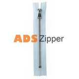 No.5 Metal Zip Nickel-Free Closed End White - 101 / 6.3 Inch 16 Cm (Closed End)