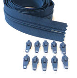 5 metre Continuous Nylon Coil #3 Zip with 10 Sliders