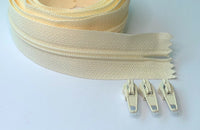 1.5 metre Continuous Nylon Coil #3 Zip with 3 Sliders