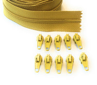 5 metre Continuous Nylon Coil #3 Zip with 10 Sliders