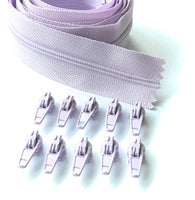 5 metre Continuous Nylon Coil #3 Zip with 10 Sliders