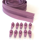 5 metre Continuous Nylon Coil #3 Zip with 10 Sliders