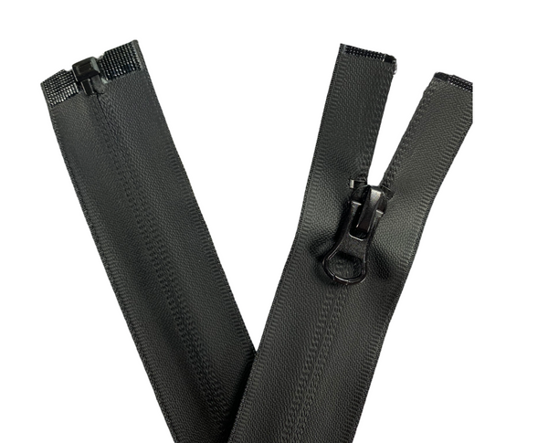 Black Waterproof High Quality Zip Open End, Closed End, 2-Way Wholesale Zipper