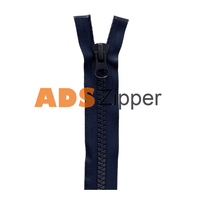 Ads Zipper No.10 Heavy Duty Zip Plastic Chunky #10 Coloured From 51 Cm To 66 - Listing 1/3 22.0 Inch