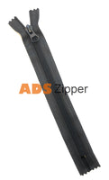 Ads Zipper Nylon No.5 Black Colour Zip With Autolock Thumb Puller 4.7 Inch - 12 Cm (Closed End) Zip