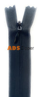 Invisible/concealed Zips From 20 Cm To 60 - Listing 1/6 7.9 Inch (Closed End) / Black (322)