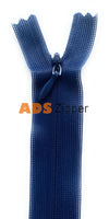 Invisible/concealed Zips From 20 Cm To 60 - Listing 1/6 7.9 Inch (Closed End) / Dark Blue (332)