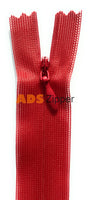 Invisible/concealed Zips From 20 Cm To 60 - Listing 1/6 7.9 Inch (Closed End) / Red (Hot 148)