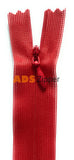 Invisible/concealed Zips From 20 Cm To 60 - Listing 1/6 7.9 Inch (Closed End) / Red (Hot 148)