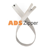 Waterproof Coloured Zip No.5 Closed End White - 101 / 7.1 Inch 18 Cm (Closed End)