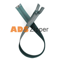 Waterproof Coloured Zip No.5 Open End Zips - Ii Green (Sacramento 272) / 31.5 Inch 80 Cm (Open End)